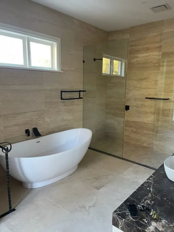 Photo of a bathroom during a 137b owner builder report inspection